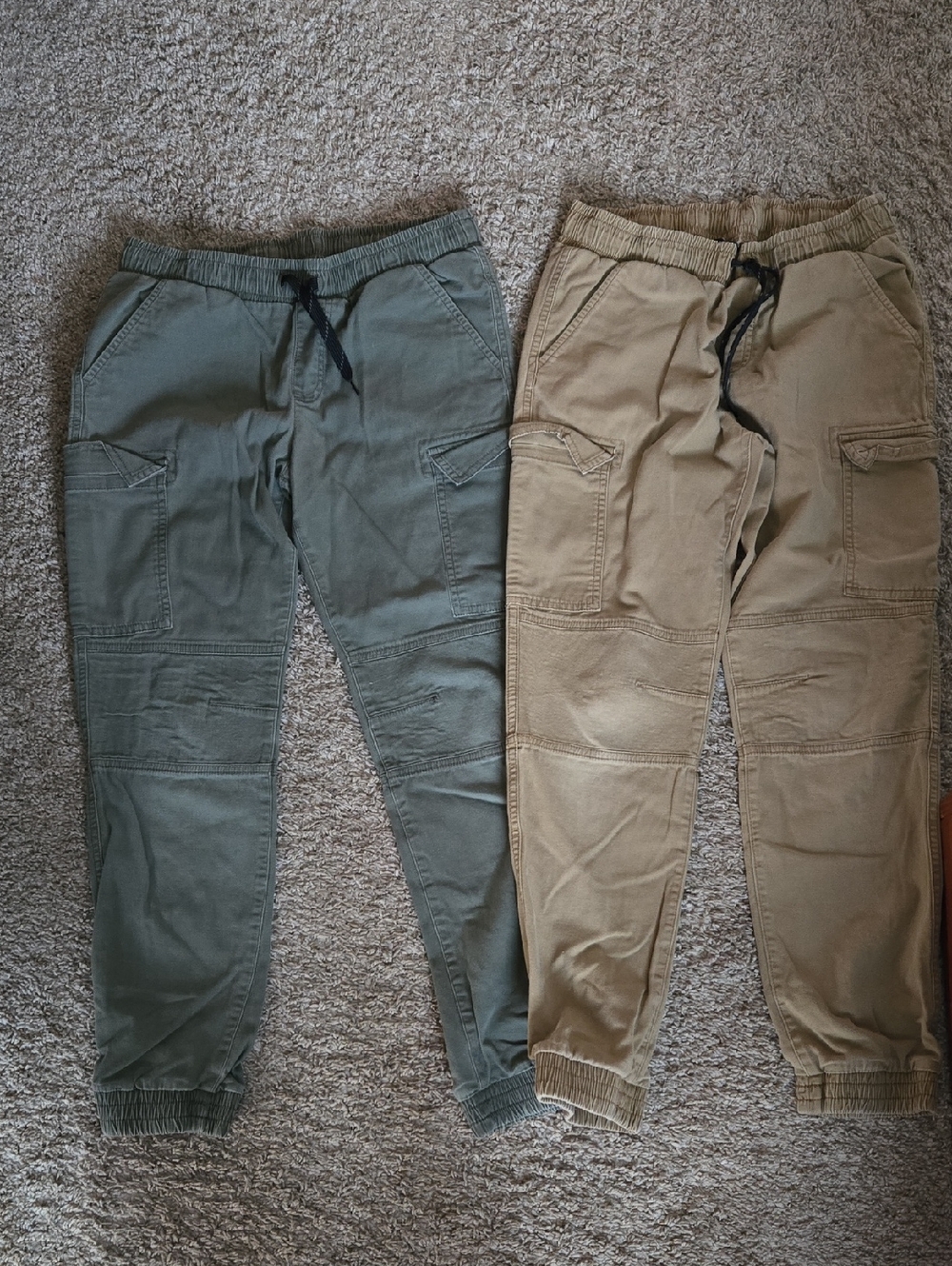 art class Olive Green and Khaki Cargo Joggers - Kids